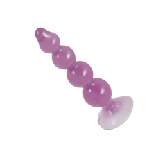 YOU2TOYS - anal beads - tapadókorongos análbot (lila) anál