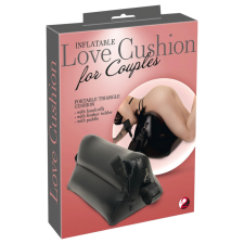 YOU2TOYS Love Cushion - felfújható szexpárna szett (fekete) bilincs, kötöző