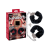 YOU2TOYS - Plüss bilincs hosszú lánccal - fekete