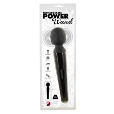 YOU2TOYS Power Wand - akkus, masszírozó vibrátor (fekete) vibrátorok