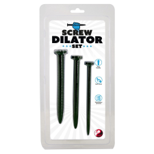 YOU2TOYS Screw Dilator - csavaros húgycsőtágító dildó szett (3 részes) műpénisz, dildó