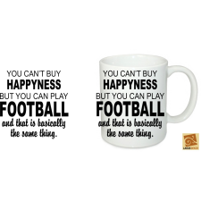  You can&#039;t buy happyness Football bögre ajándéktárgy