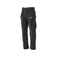 YT-8029 DUERO munkavédelmi derekas nadrág fekete-piros 2XL munkaruha