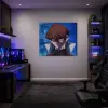  Yu-Gi-Oh Seto Kaiba szigorú tekintettel vászonkép