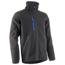 YUKI II SOFTSHELL DZSEKI FEKETE/KÉK SZÍNBEN_M férfi kabát, dzseki