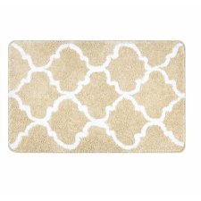 Yumcute fürdőszőnyeg, textil, bézs/fehér, 50 x 80 cm lakástextília