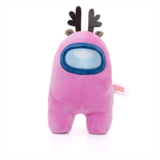 YuMe Among Us plüss figura 20 cm - rózsaszín, aganccsal plüssfigura