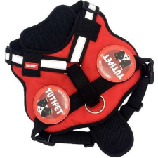  Yutipet párnázott biztonsági kutyahám (Piros; L2; Haskörméret: 75-95 cm, Nyakkörméret: 60-85 cm) nyakörv, póráz, hám kutyáknak