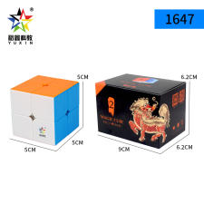  Yuxin black Kylin 2x2 kocka kreatív és készségfejlesztő