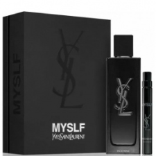 Yves Saint Laurent MYSLF - Utántölthető Ajándékszett, Eau de Parfum 100ml + Eau de Parfum 10ml, férfi kozmetikai ajándékcsomag