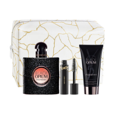 Yves Saint Laurent Opium Black Ajándékszett, Eau de Parfum 50 ml + Testápoló 50 ml + Szempillaspirál 2 ml + kozmetikai táska, női kozmetikai ajándékcsomag