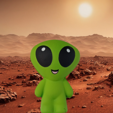 YWU Ufo squishy 12x7 cm játékfigura