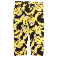 Z generation banánmintás fekete leggings - 110 gyerek nadrág