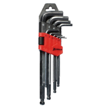 Z-Tools gömbvégű imbuszkulcs készlet hosszú 9r. SW1,5-10 imbuszkulcs