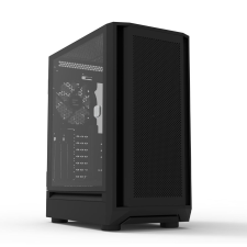 Zalman i6 Black táp nélküli ablakos ház fekete (i6 BLACK) számítógép ház
