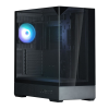 Zalman P40 Prism Midi Torony Számítógépház + 1db 120mm ARGB ventilátor - Fekete (P40 PRISM BLACK)