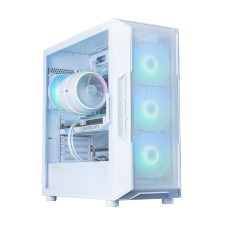 Zalman PC case I3 NEO V2 Mid Tower ARGB fan x4 white számítógép ház