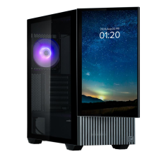 Zalman Z10 DS táp nélküli ablakos ház fekete (Z10 DS) számítógép ház