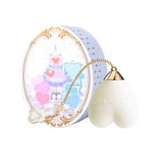 Zalo ZALO Baby Heart - akkus, vízálló luxus csikló vibrátor (fehér) vibrátorok