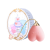 Zalo ZALO Baby Heart - akkus, vízálló luxus csikló vibrátor (pink)