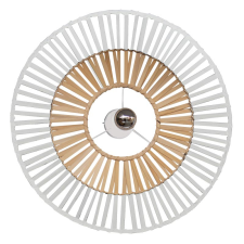 ZAMBELIS fehér-barna mennyezeti lámpa (ZAM-19250) E27 1 izzós IP20 világítás