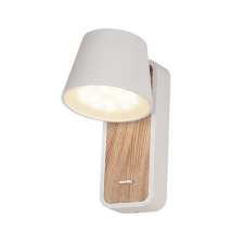 ZAMBELIS fehér-fa LED fali lámpa (ZAM-H62) LED 1 izzós IP20 világítás