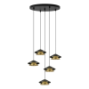 ZAMBELIS fekete LED függesztett lámpa (ZAM-25453) LED 1 izzós IP20