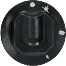 Zanussi FEKETE GOMB Ø 70 mm SELYEMNYOMOTT kisháztartási gépek kiegészítői