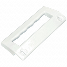 Zanussi Fogantyú, delta sarkos, fehér, alumínium (utángyártott) ZANUSSI hűtőgép beépíthető gépek kiegészítői