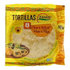 ZANUY KUKORICA ÉS BÚZA TORTILLA 8DB 90N pékárú
