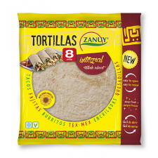 Zanuy Teljes Kiőrlésű Tortilla 20cm 8db 320g előétel és snack