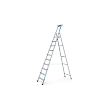  ZARGES Szegecselt lépcsős állólétra szerszámtartóval 1x10 fokos XLstep S (Munkamagasság: 4,5m) létra és állvány