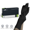 ZARYS EasyCare Black Nitril Prémium Gumikesztyű L