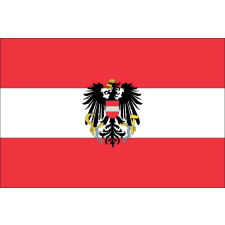  Zászló Ausztria címeres 90 x 150 cm dekoráció