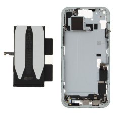  ZD076-00677 Gyári Apple iPhone 15 Plus középső keret akkumulátorral, kék mobiltelefon, tablet alkatrész