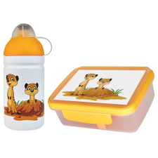 Zdravá lahev ZDRAVÁ LAHEV uzsonnás doboz + kulacs szett, 0,5 l, szurikátás (263455313) uzsonnás doboz