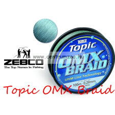 Zebco Topic Omx Braid 100M 0,43Mm 35,5Kg Fonott Zsinór horgászzsinór