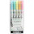 Zebra 78105 Mildliner Fluorescent kettős végű ecset marker készlet 5 db
