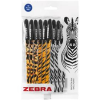 Zebra Animal Doodlerz 10 db-os vegyes mintájú eldobható golyóstoll (ZEBRA_02617)