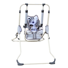 Zebra Babahinta állványos szürke zebra babahinta