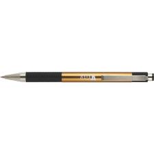 Zebra F310A Nyomógombos pezsgő színű golyóstoll - 0,24 mm/Kék (26348) toll
