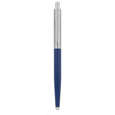 Zebra Golyóstoll, 0,24 mm, nyomógombos, ezüst színű klip, kék tolltest, zebra &quot;901&quot;, kék 83742 toll
