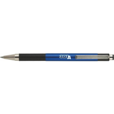 Zebra Golyóstoll, 0,24 mm, nyomógombos, kék tolltest, ZEBRA &quot;F301A&quot;, kék toll