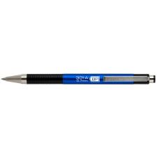 Zebra Golyóstoll, 0,24 mm, nyomógombos, kék tolltest, ZEBRA &quot;F-301 A&quot;, kék toll