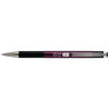 Zebra Golyóstoll, 0,24 mm, nyomógombos, mályva tolltest, ZEBRA "F-301 A", kék