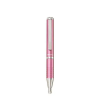 Zebra Golyóstoll, 0,24 mm, teleszkópos, metál pink tolltest, ZEBRA "SL-F1", kék