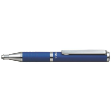 Zebra Golyóstoll, 0,24 mm, teleszkópos, metálkék tolltest, ZEBRA &quot;SL-F1&quot;, kék toll