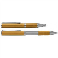 Zebra Golyóstoll metál arany test, Zebra SLF1, írásszín kék toll