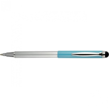 Zebra Golyóstoll metál világoskék test, Zebra Stylus Telescopic, írásszín kék toll