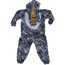  ZEBRA kapucnis pizsama jelmez gyerekeknek farsangra S-ES jelmez